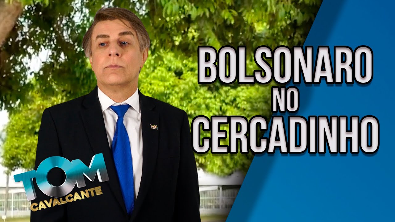 Bolsonaro no cercadinho