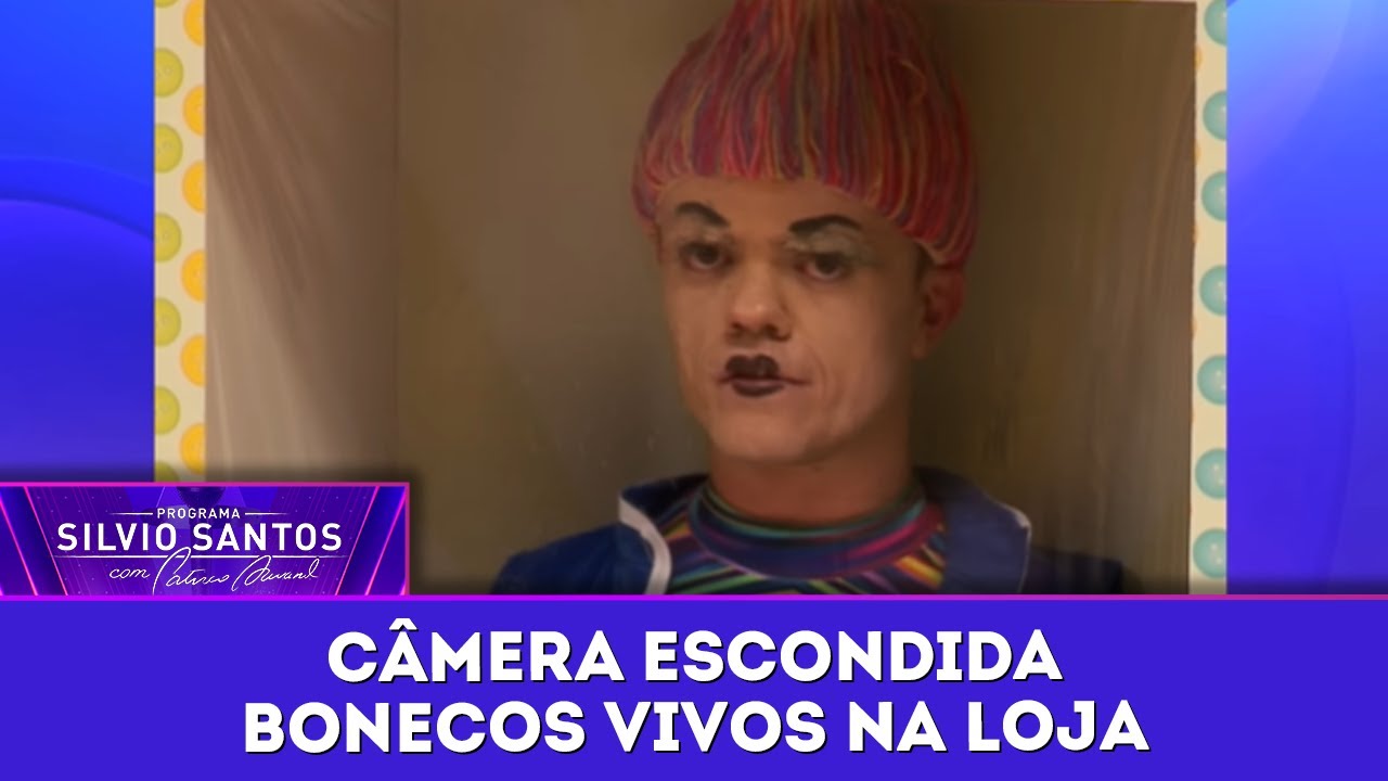 Bonecos Vivos na Loja
