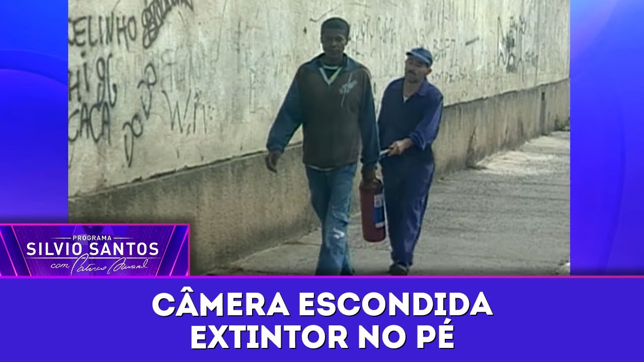 Extintor no Pé