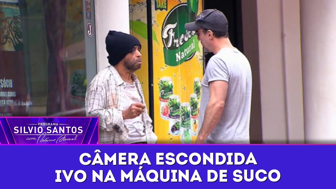 Ivo na Máquina de Suco