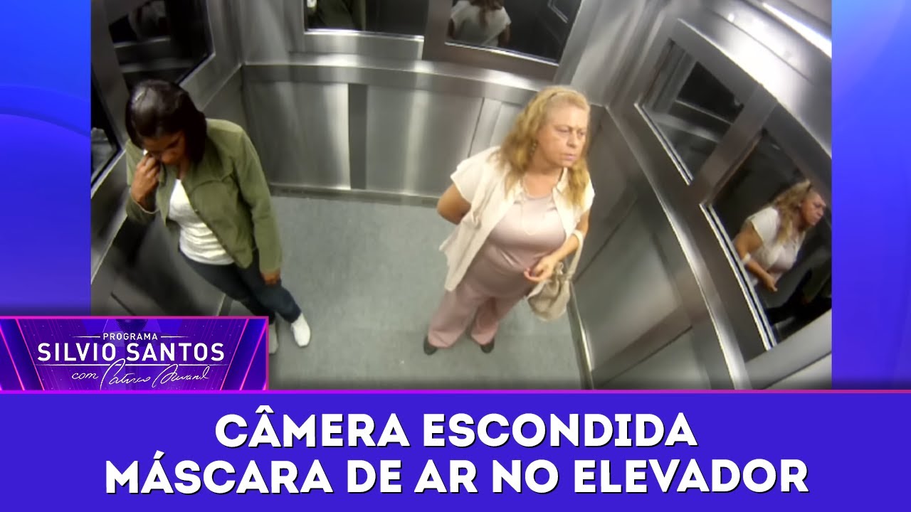 Máscara de ar no Elevador